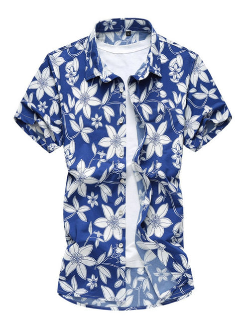 Load image into Gallery viewer, Mens Short Sleeve Floral Shirt
